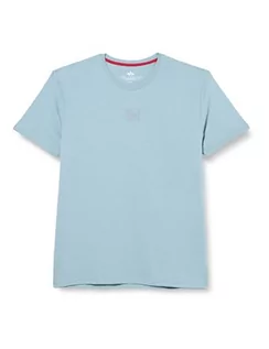 Koszulki męskie - ALPHA INDUSTRIES Label T Koszulka męska, 134-greyblue, 3XL - grafika 1