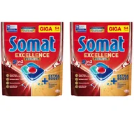 Środki do zmywarek - Somat Excellence Premium 5w1 zestaw 2x54szt. - miniaturka - grafika 1