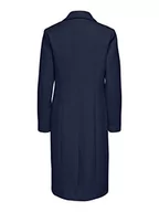 Płaszcze damskie - ONLY Damski płaszcz ONLEMMA Fitted OTW Coat, niebieski morski / szczegóły: SOLID, L (3 sztuki) - miniaturka - grafika 1