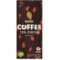Oxfam Fair Trade CZEKOLADA GORZKA Z KAWAŁKAMI KAWY FAIR TRADE BIO 100 g - OXFAM - Zdrowa żywność - miniaturka - grafika 1
