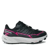 Buty sportowe damskie - Buty do biegania Salomon Thundercross GORE-TEX L47383500 Czarny - miniaturka - grafika 1