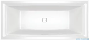 Riho Still Square Plug &amp; Play Back2Wall wanna prostokątna 170x75cm prawa z obudową + nóżki + syfon 180x80cm B099063005 - Wanny z hydromasażem - miniaturka - grafika 3