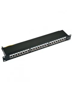 VALUE Patch Panel STP kat.6a 19 24xRJ-45 czarny - Serwery - miniaturka - grafika 1