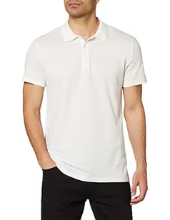 DeFacto Męska koszulka polo, M6609AZ Slim Fit Basic, biała (WT34), rozmiar XXL, biały (Wt34), XXL - Koszulki męskie - miniaturka - grafika 1