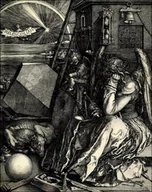 Plakaty - Galeria Plakatu, Plakat, Melencolia I, Albrecht Durer, 61x91,5 cm - miniaturka - grafika 1