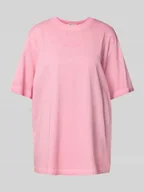 Koszulki i topy damskie - T-shirt o kroju oversized z czystej bawełny - miniaturka - grafika 1