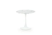 Stoły - Stół Verden, biały marmur/biały - miniaturka - grafika 1