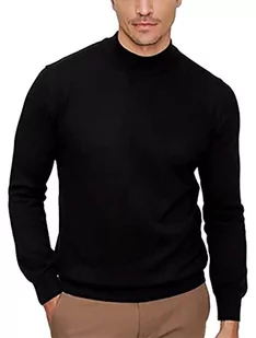 Come Voglio Men's MAMRVN100136 sweter męski, czarny, L - Swetry męskie - miniaturka - grafika 1