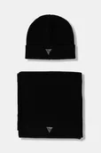 Apaszki i szaliki męskie - Guess czapka i szalik kolor czarny M4BZ14 Z2W80 - miniaturka - grafika 1