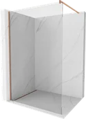 Ścianki i drzwi prysznicowe - Mexen Kioto ścianka prysznicowa Walk-in 50 x 200 cm, transparent 8 mm, miedź szczotkowana - 800-050-101-65-00 - miniaturka - grafika 1