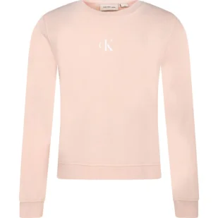 Calvin Klein Jeans Bluza Regular Fit - Bluzy dla dziewczynek - miniaturka - grafika 1