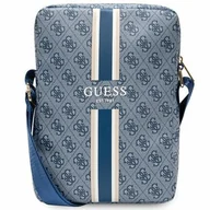 Torebki damskie - Guess Torba GUTB10P4RPSB 10" niebieski/blue 4G Stripes Tablet Bag - miniaturka - grafika 1
