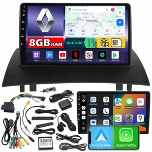 Radio samochodowe NCS ZQ9 RENAULT MEGANE 2 II 2002-2008 Android 8GB LTE - Radia samochodowe - miniaturka - grafika 1