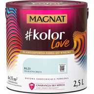 Farby wewnętrzne - Farba #Kolor Love KL23 delikatna mięta 2,5 l Magnat - miniaturka - grafika 1