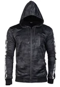 Bluzy męskie - Mil-Tec Bluza Dresowa z Kapturem Ciemne Camo - 3XL - miniaturka - grafika 1