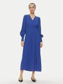 Sukienki - YAS Sukienka letnia Drea 26027889 Niebieski Regular Fit - miniaturka - grafika 1