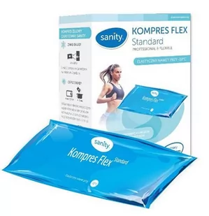 Sanity Kompres żelowy Flex Standard CIEPŁY/ZIMNY - 10 x 26 cm - Akcesoria medyczne - miniaturka - grafika 1