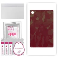 Akcesoria do tabletów i e-booków - folia naklejka skórka strukturalna na TYŁ do TCL Tab 10 FHD 4G - Moro Camo Bordowy - apgo SKINS - miniaturka - grafika 1