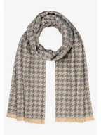 Apaszki i szaliki damskie - More & More Szal w kolorze beżowo-niebieskim - miniaturka - grafika 1