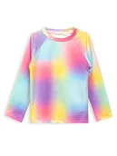 Stroje kąpielowe dla dziewczynek - Denokids Koszulka kąpielowa ze wzorem - miniaturka - grafika 1