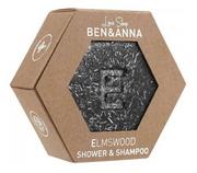 Szampony do włosów - Anna BEN & Szampon i żel pod prysznic w kostce elm wood 60g Ben - miniaturka - grafika 1