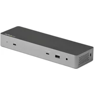 Stacje dokujące i replikatory portów - StarTech TB3CDK2DHUE stacja dokująca Przewodowa Thunderbolt 3 Czarny, Szary - miniaturka - grafika 1