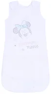 Pajacyki dla niemowląt - Biały śpiworek w różowe groszki Myszka Mickey 0-6m 70cm - miniaturka - grafika 1