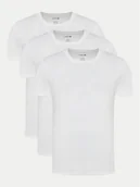 Koszulki męskie - Lacoste Komplet 3 t-shirtów TH9007 Biały Slim Fit - miniaturka - grafika 1