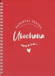 Zeszyt Mój dziennik - Pamiętaj, jesteś ukochana - Dewocjonalia - miniaturka - grafika 1