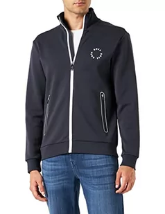 BOSS Bluza męska Skaz 2, ciemnoniebieska 402, L, Dark Blue402., L - Bluzy męskie - miniaturka - grafika 1