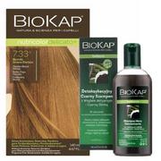 Farby do włosów i szampony koloryzujące - Biokap Nutricolor Delicato farba koloryzująca 7.33 pozłacany blond 140ml - miniaturka - grafika 1