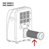 Akcesoria do wentylacji i klimatyzacji - Trotec PAC 2000 S / PAC 2600 S wąż powietrza odprowadzanego - miniaturka - grafika 1