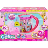 Domki dla lalek - Mattel Barbie Chelsea dom ze zjeżdżalnią - miniaturka - grafika 1