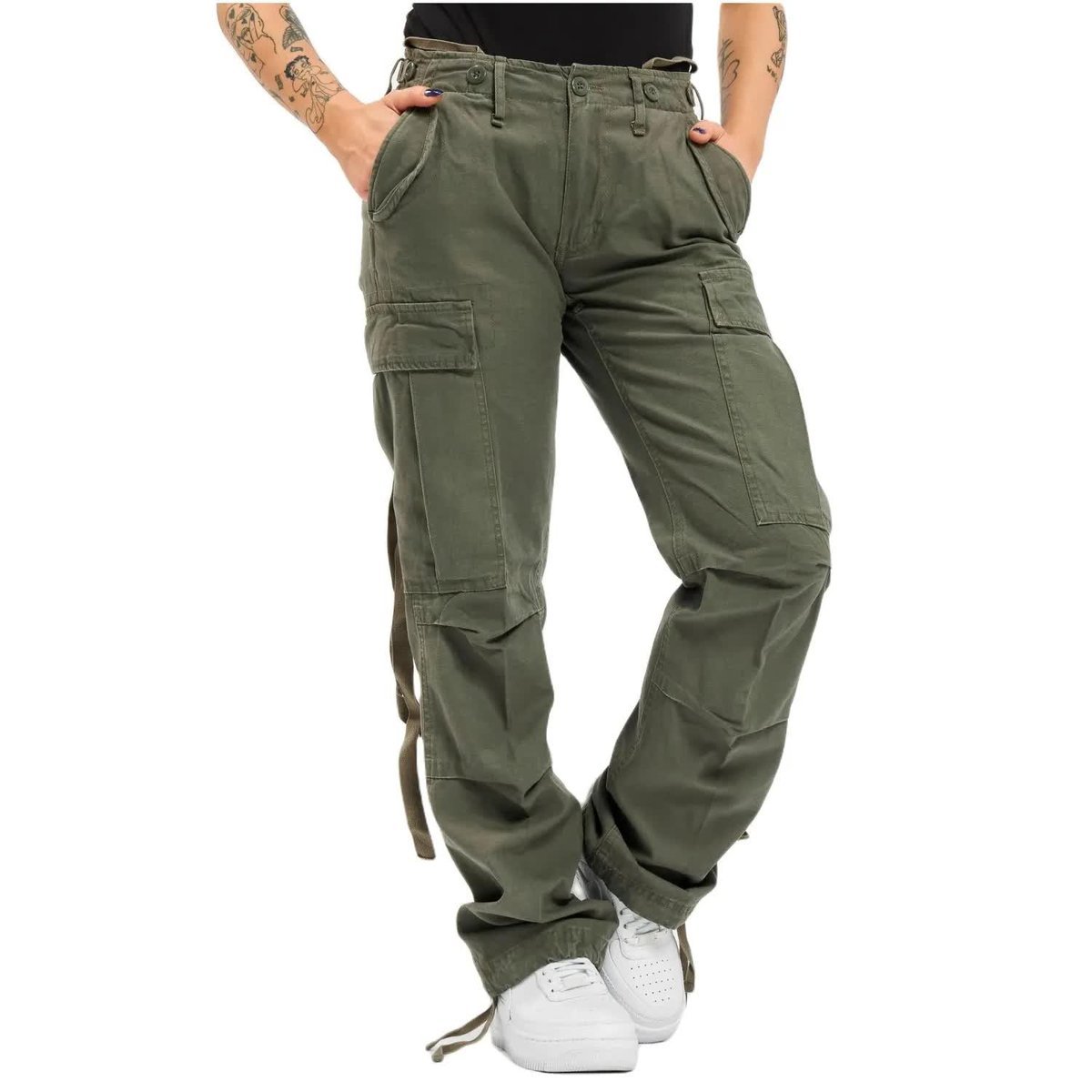 Spodnie Bojówki Damskie BRANDIT M65 - Olive [28]