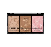 Bronzery i konturowanie twarzy - Wibo 3 Steps Baked Contouring Palette paleta do konturowania twarzy 10g - miniaturka - grafika 1