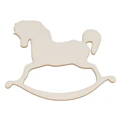 Scrapbooking - EKO-DECO, konik na biegunach, kartonowy - miniaturka - grafika 1