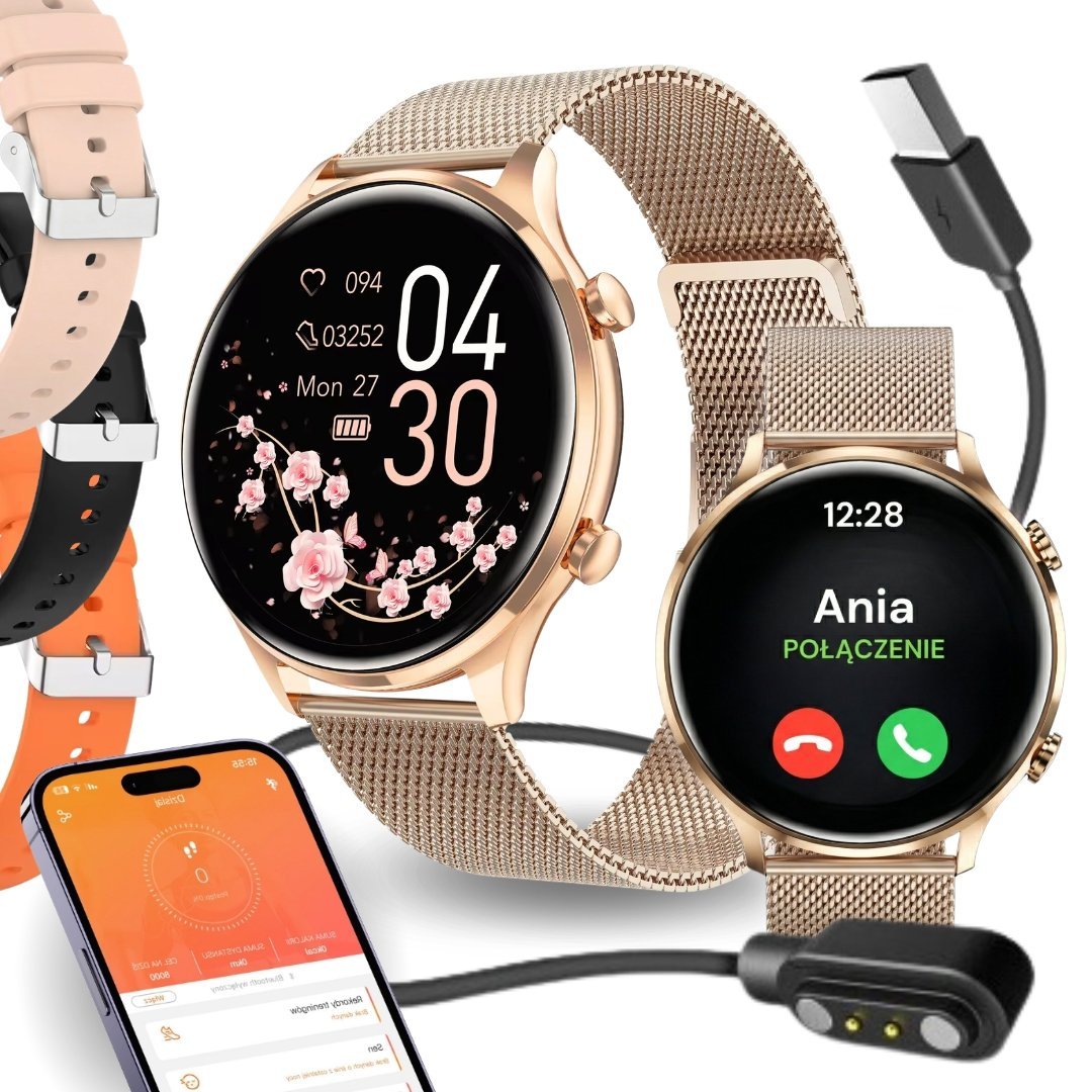 Smartwatch Vess Q40S złoty