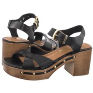 Sandały damskie - Sandały Czarne B9623__-F56-000-000-F81 (CI772-a) Carinii - miniaturka - grafika 1