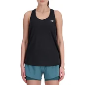 Koszulki i topy damskie - Koszulka damska New Balance WT41250BKH - czarna - miniaturka - grafika 1