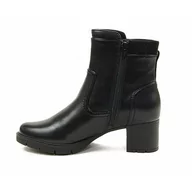 Botki damskie - Jana Damskie Softline 8-25360-41 wygodne uniwersalne buty klasyczne buty na co dzień botki, czarny, 38 EU Weit - miniaturka - grafika 1
