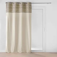 Zasłony - Żakardowa zasłona z łączonych materiałów, CAMALIA, 140 x 240 cm - miniaturka - grafika 1