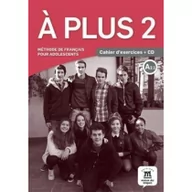 Książki do nauki języka francuskiego - A Plus 2 ćwiczenia A2.1 + CD LEKTORKLETT - miniaturka - grafika 1