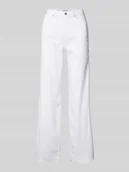 Spodnie damskie - Jeansy z szeroką nogawką z mieszanki bawełny model ‘MADISON BLUSH’ - miniaturka - grafika 1