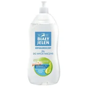 Środki do kuchni i łazienki - Pollena Biały Jeleń Hipoalergiczny Żel Do Mycia Naczyń Rumianek Alantoina 1L - miniaturka - grafika 1