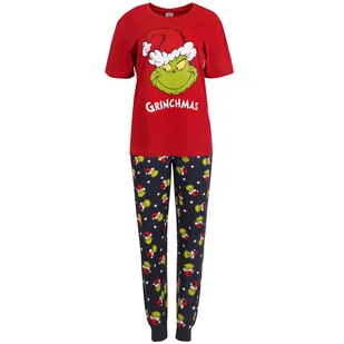 The Grinch Świąteczna piżama męska, piżama z długimi spodniami XS - Piżamy damskie - miniaturka - grafika 1