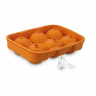 Pojemniki kuchenne - POJEMNIK FOREMKA NA KOSTKI LODU KULA SILIKONOWA - miniaturka - grafika 1