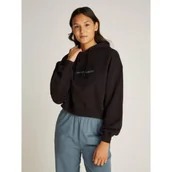 Bluzy damskie - Calvin Klein Jeans Bluza CHENILLE | Cropped Fit - miniaturka - grafika 1