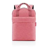 Plecaki - reisenthel allday backpack M – uniwersalny plecak na co dzień, w podróży, na zakupy lub do pracy – wodoodporny, dopuszczony bagaż podręczny, Twist Berry, M, Plecak - miniaturka - grafika 1
