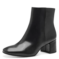 Botki damskie - MARCO TOZZI Damskie botki Zip+Slip 2-25049-41, czarny, 42 EU - miniaturka - grafika 1