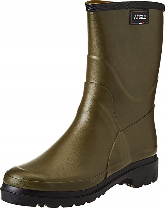 AIGLE MĘSKIE KALOSZE DO POŁOWY ŁYDKI KHAKI 46 1J0A